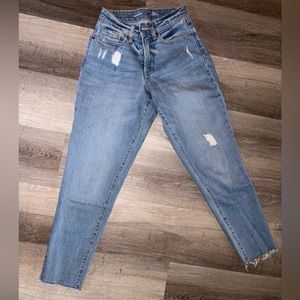 Old Navy Women's Straight Leg Jeans - Light Blue